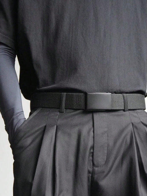 1 pieza Cinturón decorativo con hebilla automática tejida para hombres, uso diario - Quierox - Tienda Online