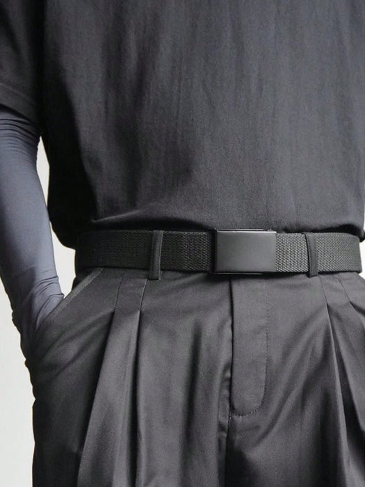 1 pieza Cinturón decorativo con hebilla automática tejida para hombres, uso diario - Quierox - Tienda Online