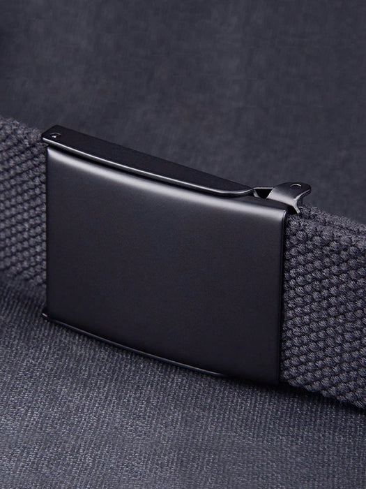 1 pieza Cinturón decorativo con hebilla automática tejida para hombres, uso diario - Quierox - Tienda Online