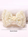 1 pieza Clip de pelo con flor de malla beige, accesorio de pelo con encaje y perlas falsas - Quierox - Tienda Online
