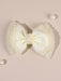 1 pieza Clip de pelo con flor de malla beige, accesorio de pelo con encaje y perlas falsas - Quierox - Tienda Online