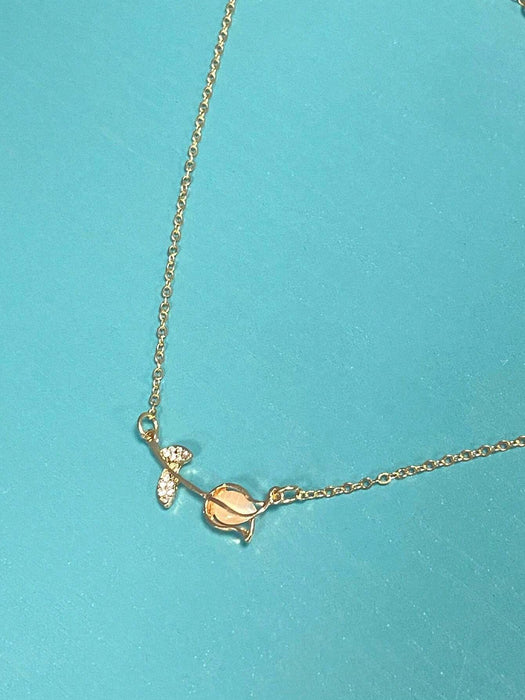 1 Pieza Collar De Tulipán De Lujo De Alta Gama, De Diamantes De Imitación - Quierox - Tienda Online