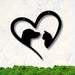 1 pieza de arte de pared de metal para mascotas, decoración de pared - Quierox - Tienda Online