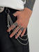 1 Pieza de Cadena con colgante de estrella multicapa para pantalones - Quierox - Tienda Online