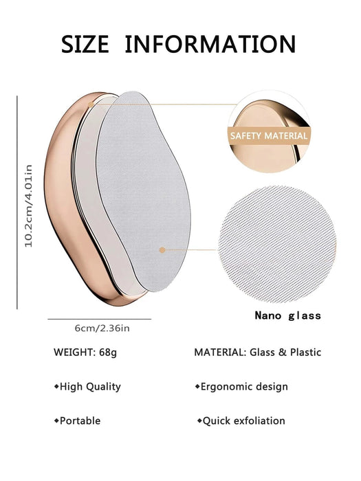 1 pieza de depilación de seguridad de vidrio, se puede usar repetidamente - Quierox - Tienda Online