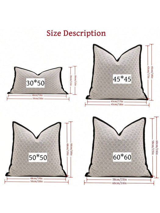 1 pieza de funda de cojín de lujo de terciopelo chenille gruesa decorativa, cubierta de cojín - Quierox - Tienda Online