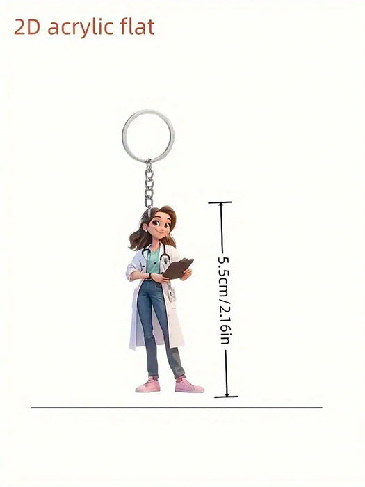 1 pieza de llavero de médico femenino - Quierox - Tienda Online