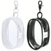 1 pieza de minibolsita transparente portátil, bonita, informal y ovalada, con llavero - Quierox - Tienda Online