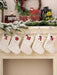 1 pieza Decoración colgante Navidad tejido blanco alfabeto Medias - Quierox - Tienda Online