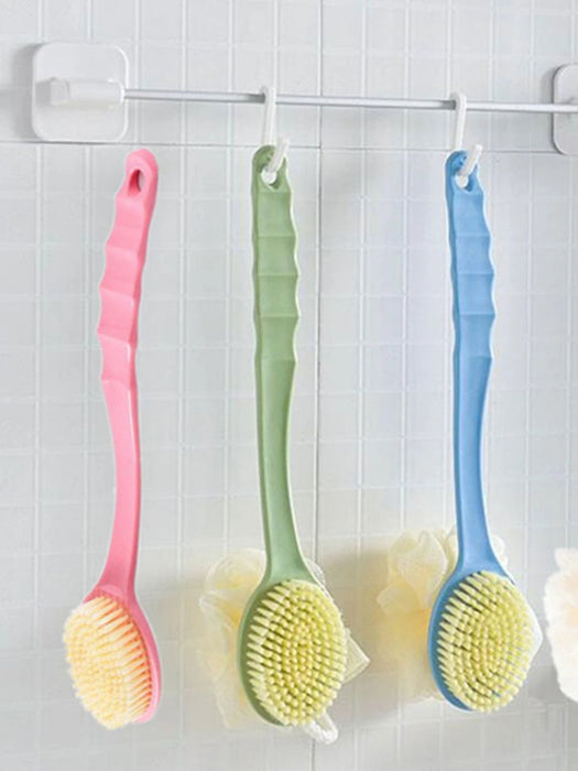 1 pieza doble faz Cepillo de baño con con mango largo con cerdas suaves - Quierox - Tienda Online