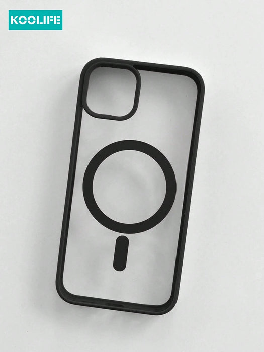 1 pieza Funda protectora de TPU con carga inalámbrica magnética para iPhone 13 Pro Max - Quierox - Tienda Online