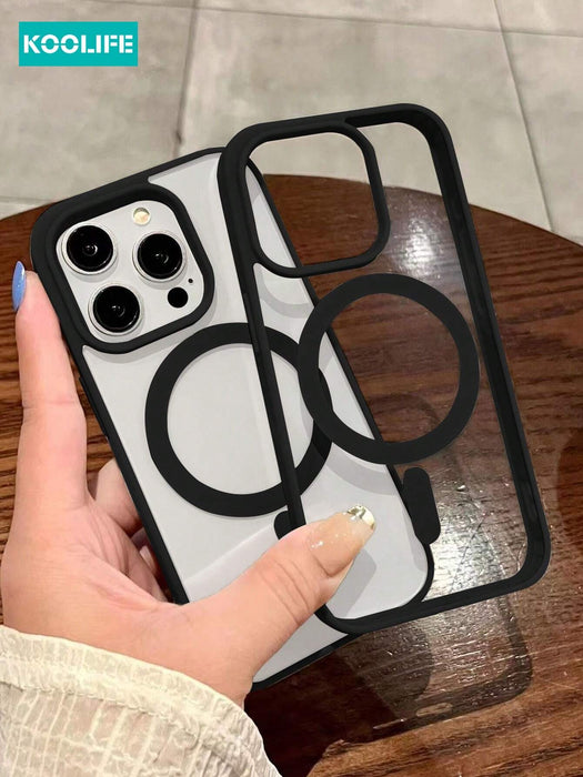 1 pieza Funda protectora de TPU con carga inalámbrica magnética para iPhone 13 Pro Max - Quierox - Tienda Online