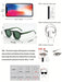 1 pieza Gafas de moda con montura redonda vintage, unisex, simples y elegantes - Quierox - Tienda Online