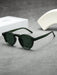 1 pieza Gafas de moda con montura redonda vintage, unisex, simples y elegantes - Quierox - Tienda Online