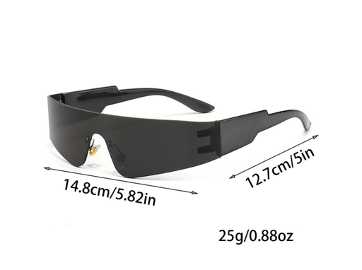 1 pieza Nuevas gafas de estilo punk techno - Quierox - Tienda Online