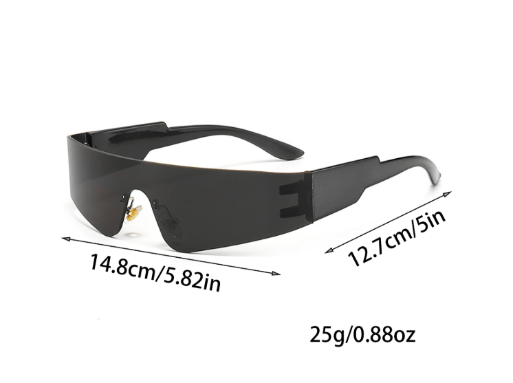 1 pieza Nuevas gafas de estilo punk techno - Quierox - Tienda Online