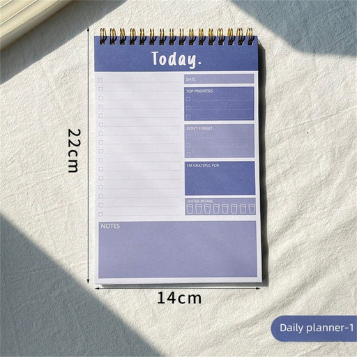 1 Pieza Planificador Diario Sin Fecha, Libreta De Lista De Tareas - Quierox - Tienda Online