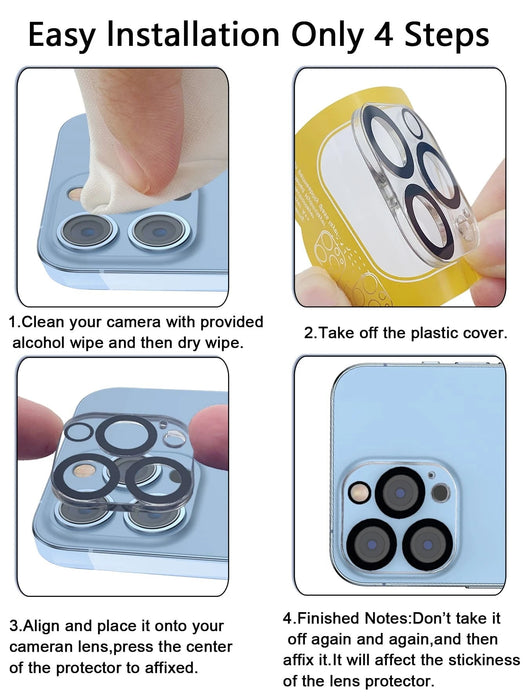 1 pieza protector de lente de cámara de vidrio templado - Quierox - Tienda Online