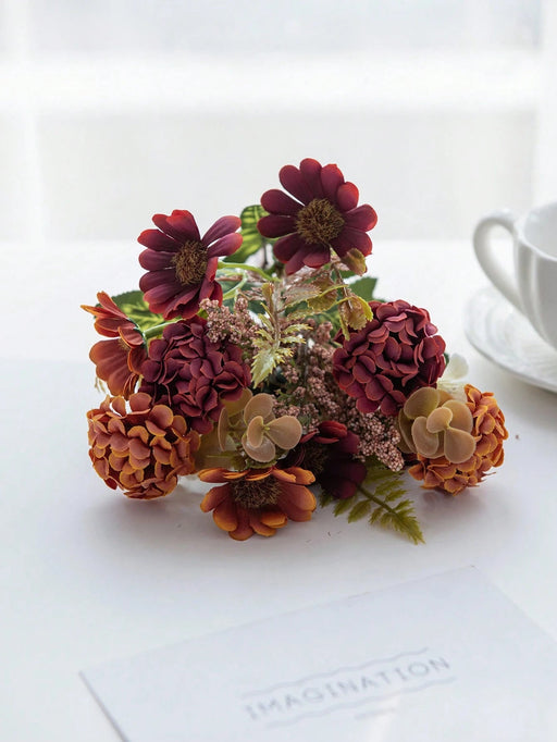 1 PIEZA Ramo artificial de flores de seda tipo margarita para decoración - Quierox - Tienda Online