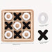 1 pieza Tablero de juego de tres en raya de madera - Diversión estratégica - Quierox - Tienda Online