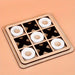 1 pieza Tablero de juego de tres en raya de madera - Diversión estratégica - Quierox - Tienda Online