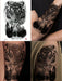 1 Pieza Tatuaje Temporal Con Diseño De Bosque, Montaña Y Tigre - Quierox - Tienda Online