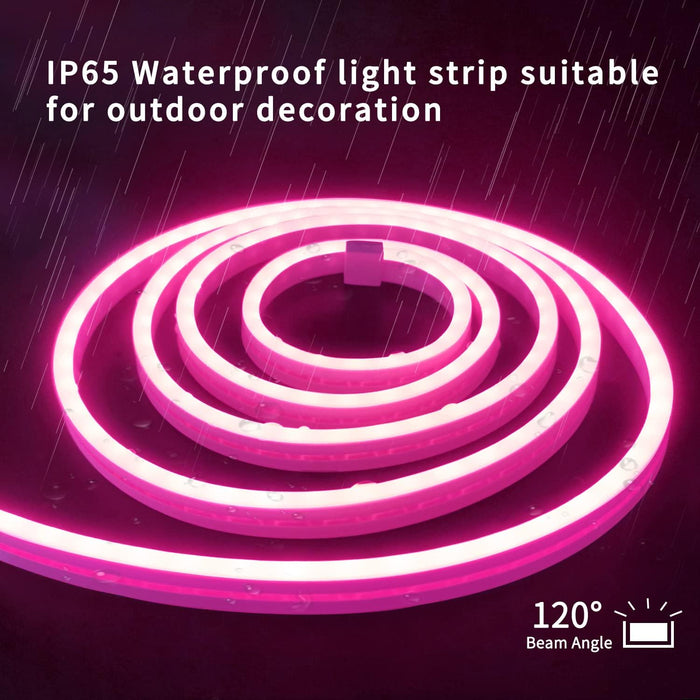 1 Pieza, Tira De Luz LED De Neón En Rojo, Con Interruptor 501, Ideal Para Espejos - Quierox - Tienda Online