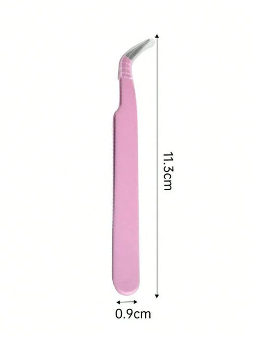 1 pinza de acero inoxidable para extensión de pestañas - Quierox - Tienda Online