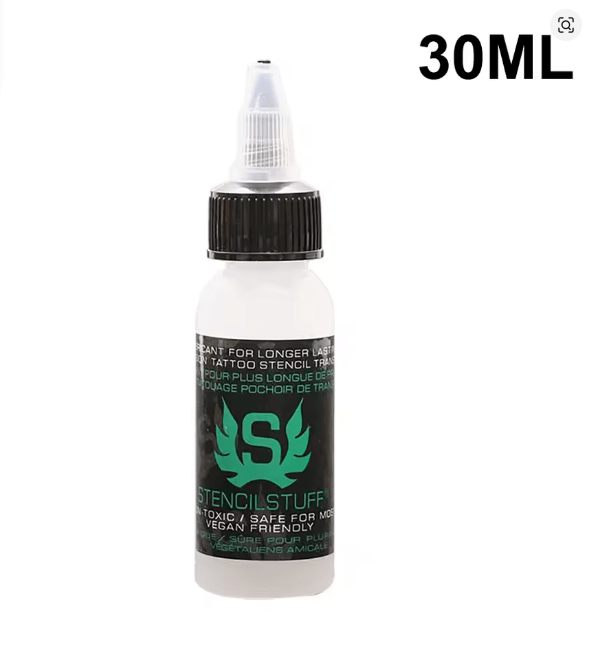 1 Plantilla de tatuaje profesional, Gel mágico, solución de transferencia, crema 30ML - Quierox - Tienda Online