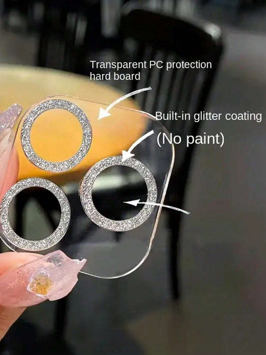 1 protector de cámara con purpurina para iPhone 12 - Quierox - Tienda Online