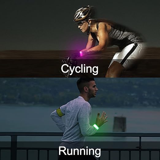 1 Pulsera LED Dilabnda, brazalete de alta visibilidad para muñeca/tobillo, ideales para correr - Quierox - Tienda Online