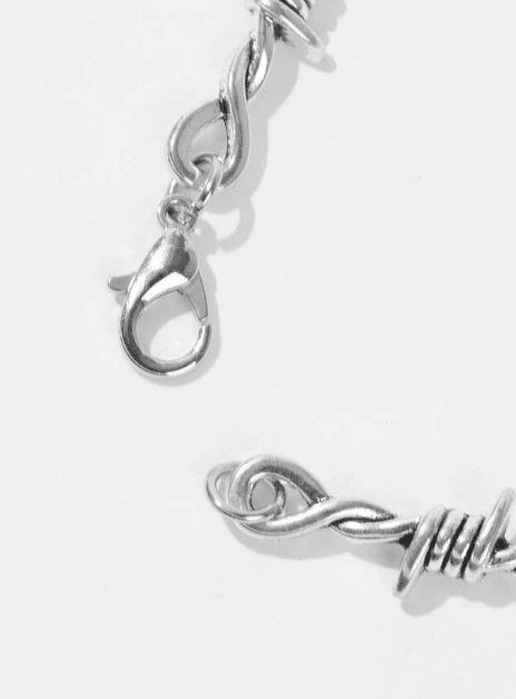 1 Pulsera minimalista estilo alambre de púas, unisex - Quierox - Tienda Online