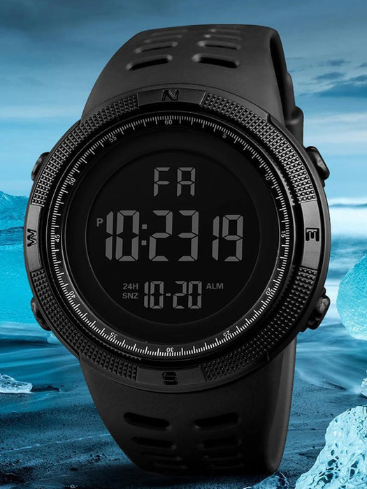 1 reloj deportivo clásico popular con esfera grande, resistente al agua y a los golpes, unisex. - Quierox - Tienda Online
