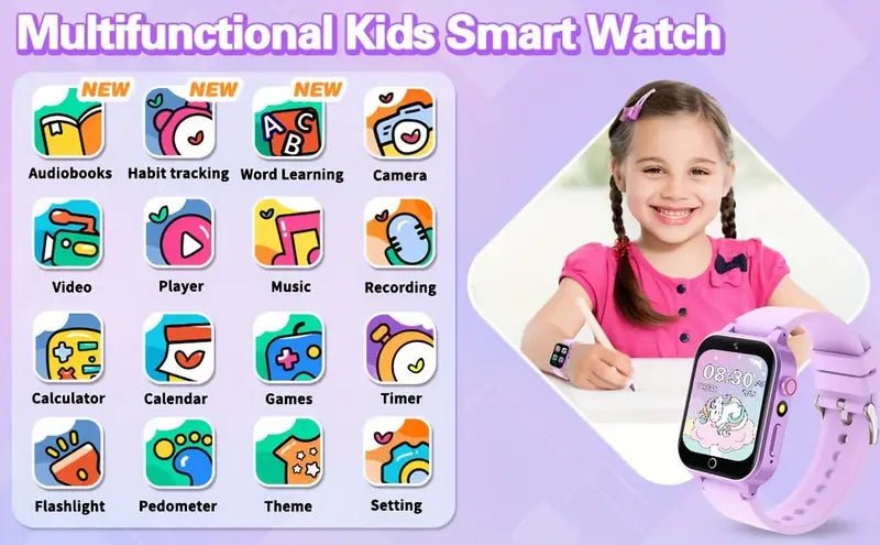 1 Reloj Inteligente con Pantalla Táctil HD para Niños y Niñas - Quierox - Tienda Online