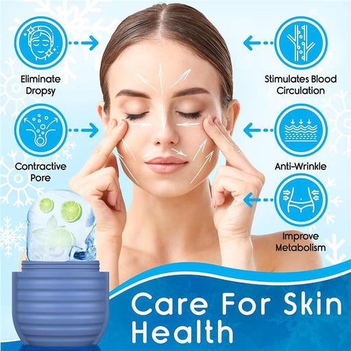 1 rodillo de hielo para rostro y ojos, rodillo facial de hielo - Quierox - Tienda Online