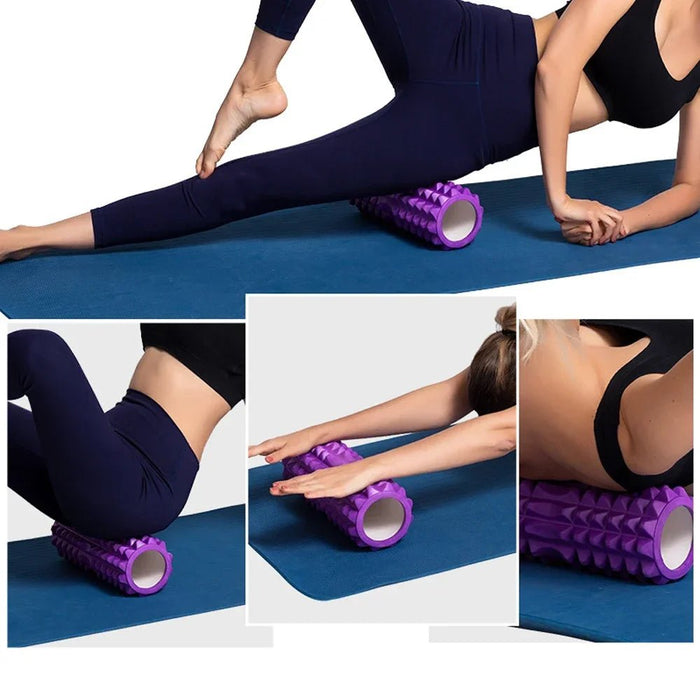 1 rodillo de masaje de espuma, columna de yoga hueca, equipo de fitness - Quierox - Tienda Online