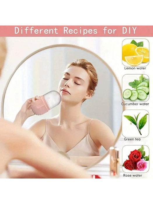 1 Rodillo facial de hielo reutilizable – Molde para masaje facial con hielo - Quierox - Tienda Online