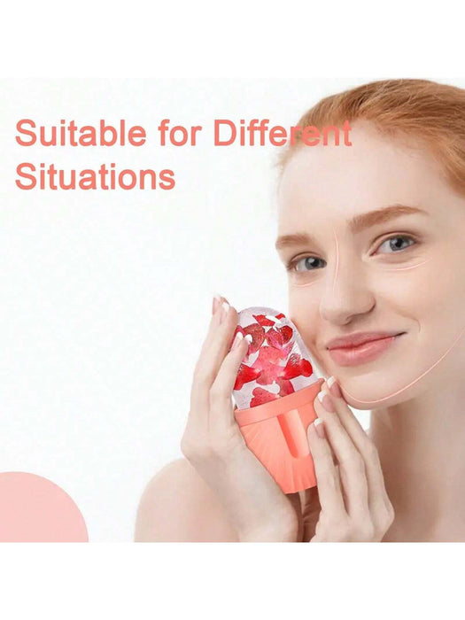 1 Rodillo facial de hielo reutilizable – Molde para masaje facial con hielo - Quierox - Tienda Online