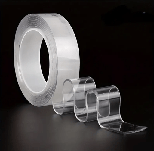 1 Rollo de Cinta Adhesiva Reutilizable XStrong de Doble Cara, Tira de Adhesivo Nano Transparente - Quierox - Tienda Online