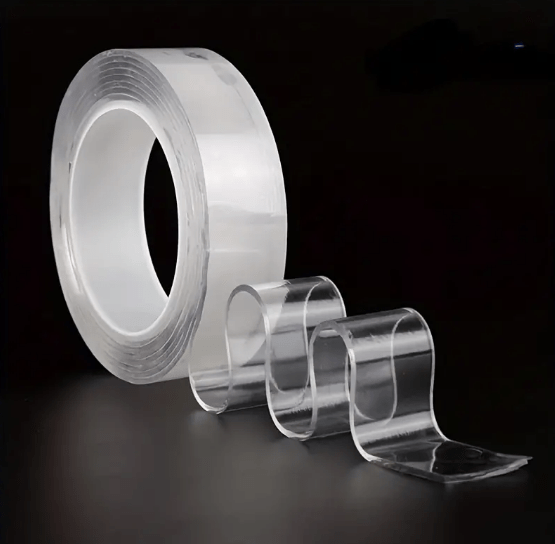 1 Rollo de Cinta Adhesiva Reutilizable XStrong de Doble Cara, Tira de Adhesivo Nano Transparente - Quierox - Tienda Online