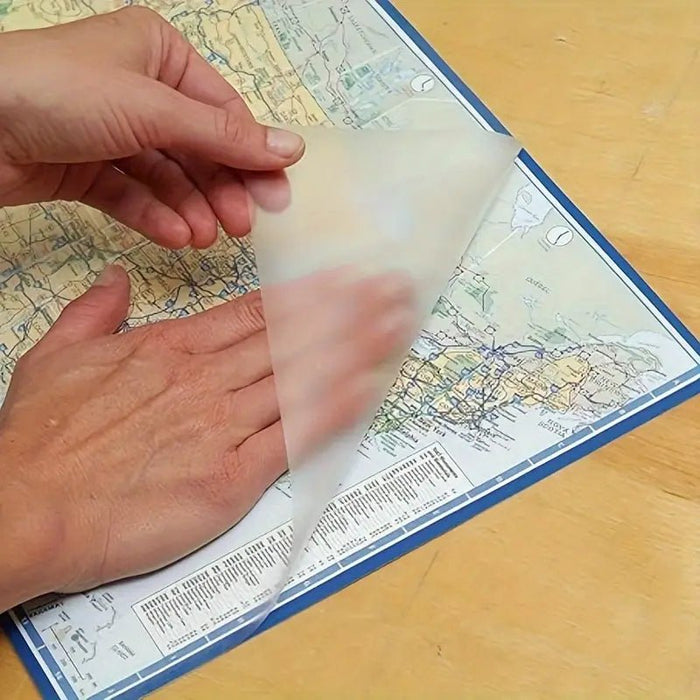 1 rollo de cubierta transparente autoadhesiva para libros, película PVC cortable, 45*300cm - Quierox - Tienda Online