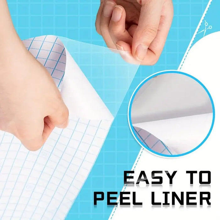 1 rollo de cubierta transparente autoadhesiva para libros, película PVC cortable, 45*300cm - Quierox - Tienda Online