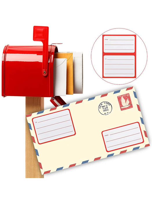 1 rollo de etiqueta adhesiva universal para dirección de envío, escrita a mano, para buzón - Quierox - Tienda Online