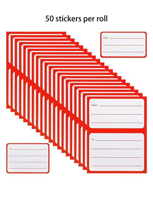 1 rollo de etiqueta adhesiva universal para dirección de envío, escrita a mano, para buzón - Quierox - Tienda Online