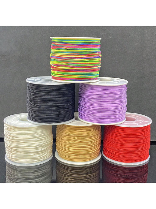 1 rollo de yardas de cuerda tejida a mano, accesorios para colgantes de bricolaje - Quierox - Tienda Online