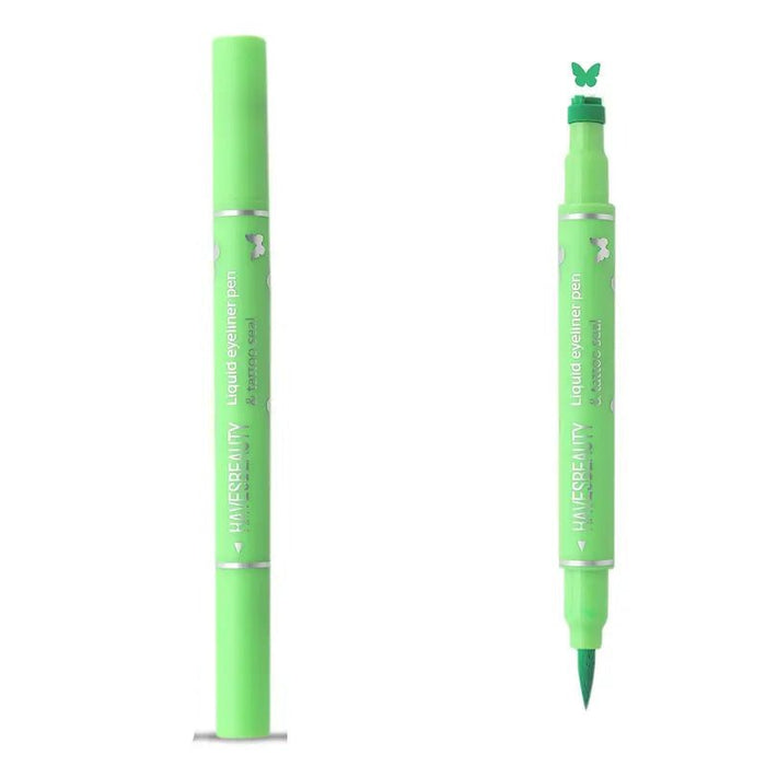 1 Sello de Delineador Líquido, Punta de Fieltro Gel Delgada con Diseños Mariposas - Quierox - Tienda Online