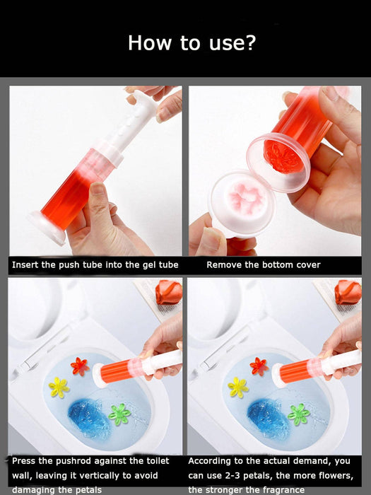 1 sello de gel higiénico con diseño floral - Quierox - Tienda Online