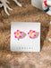 1 Set: pendientes, pulsera, y collar - Conjunto de joyería con colgante de flor de plumeria - Quierox - Tienda Online