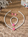 1 Set: pendientes, pulsera, y collar - Conjunto de joyería con colgante de flor de plumeria - Quierox - Tienda Online
