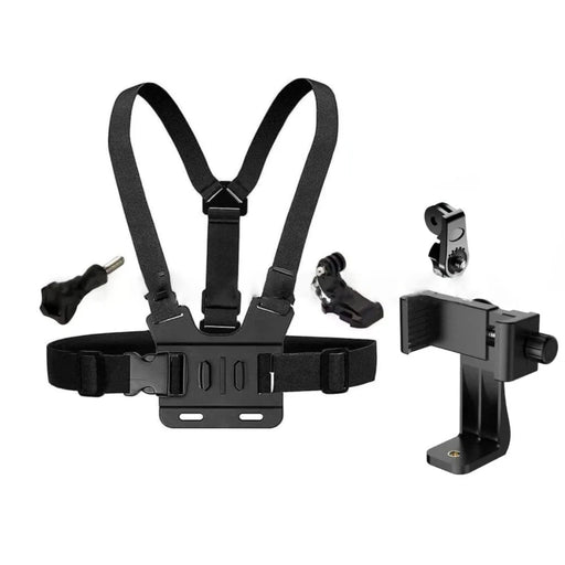 1 soporte ajustable para teléfono con correa pectoral Color negro. - Quierox - Tienda Online